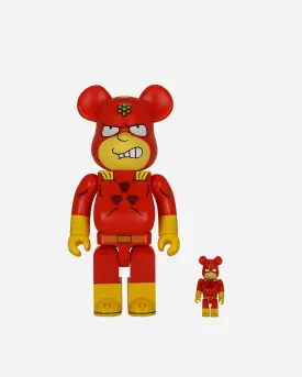 100%   400% The Simpsons Radioactive Man Be@rbrick Multicolor