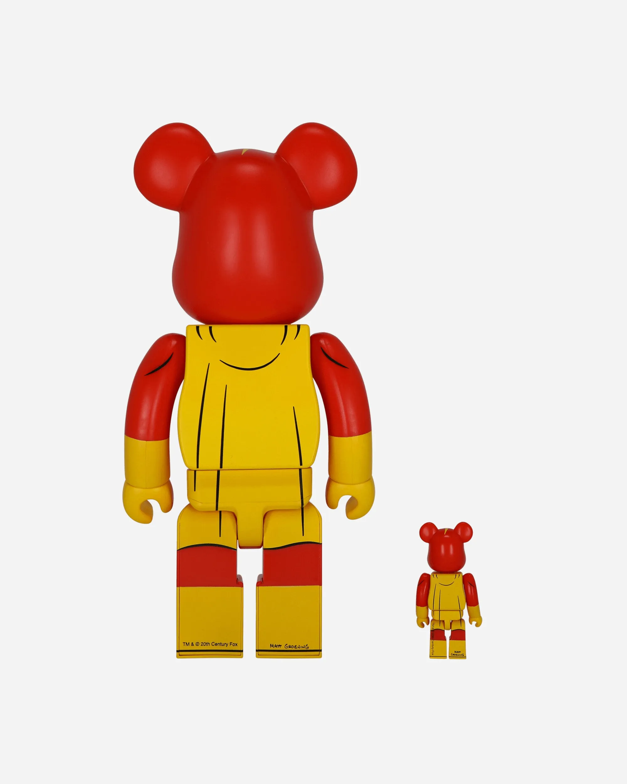 100%   400% The Simpsons Radioactive Man Be@rbrick Multicolor