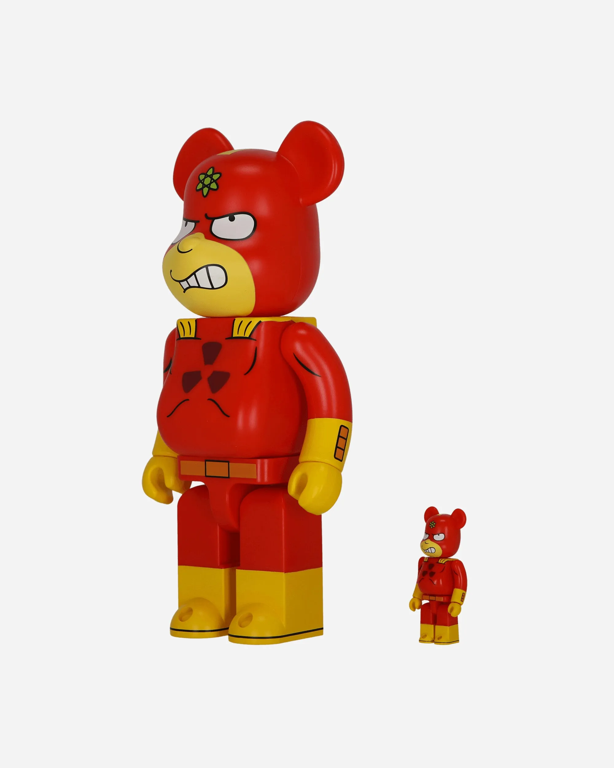 100%   400% The Simpsons Radioactive Man Be@rbrick Multicolor