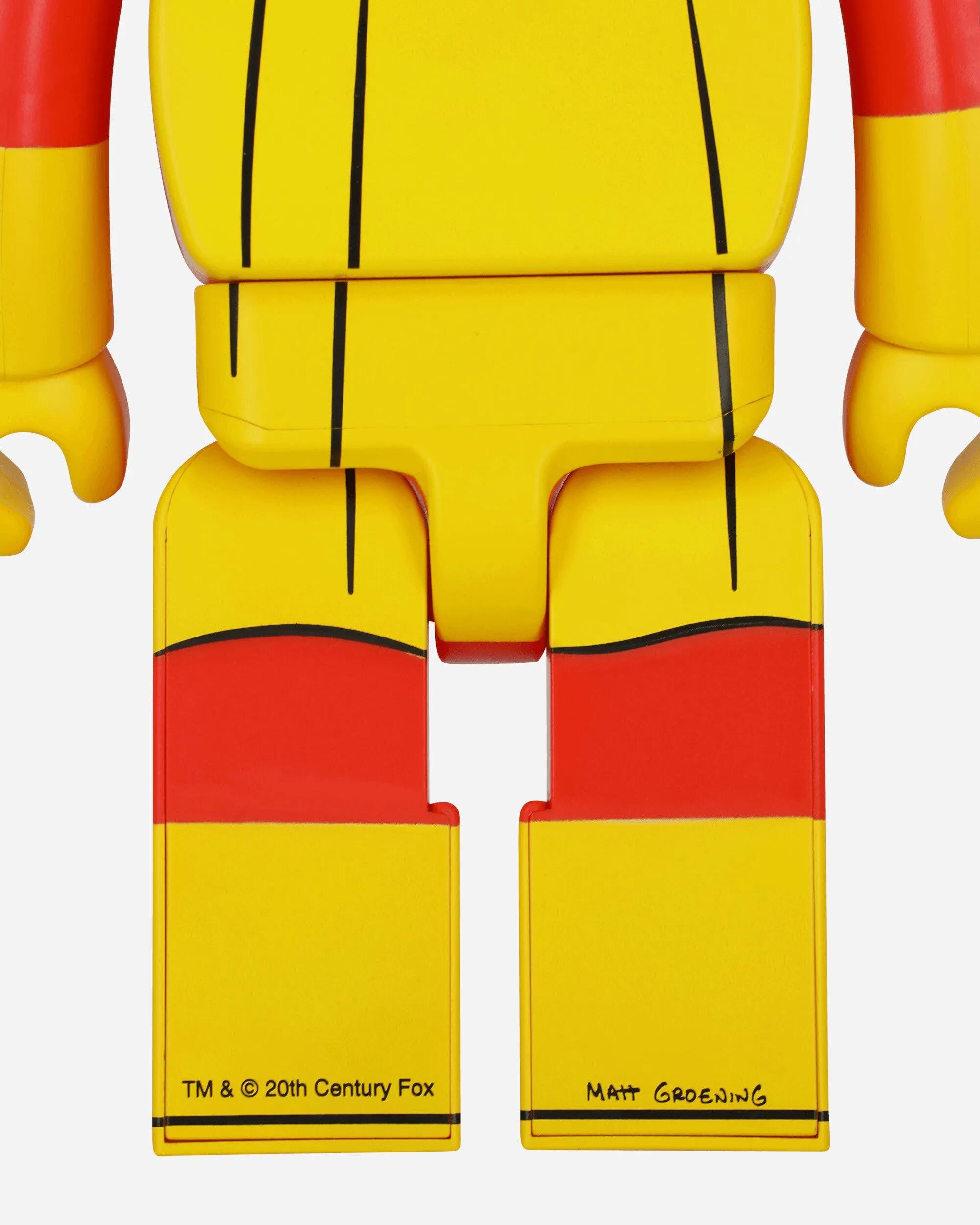 100%   400% The Simpsons Radioactive Man Be@rbrick Multicolor