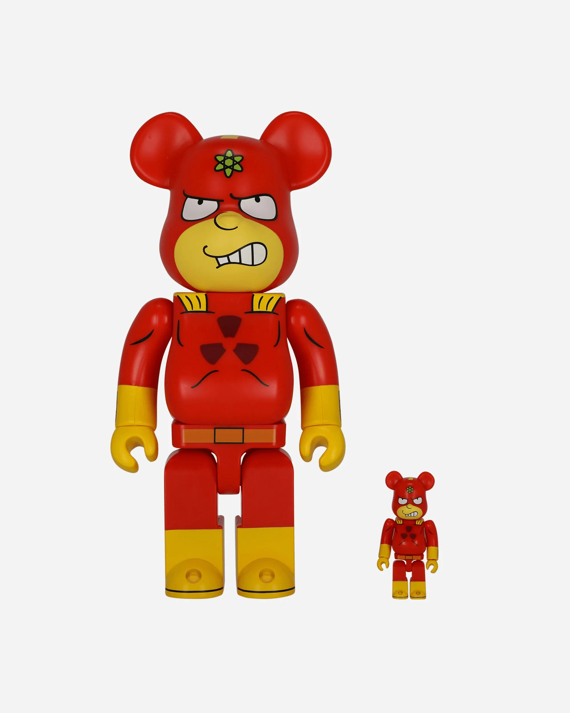 100%   400% The Simpsons Radioactive Man Be@rbrick Multicolor