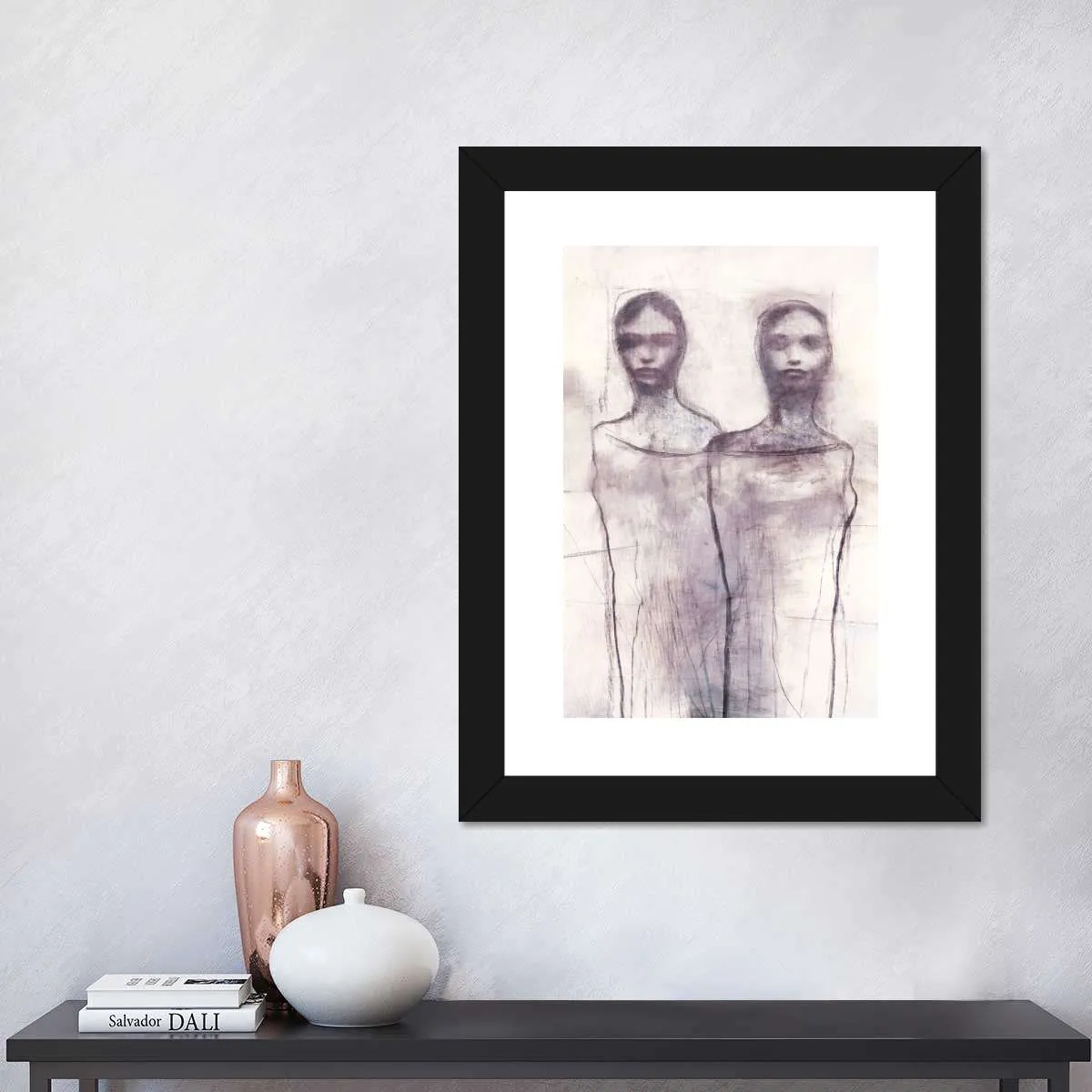 2 Figures Study I Wall Art