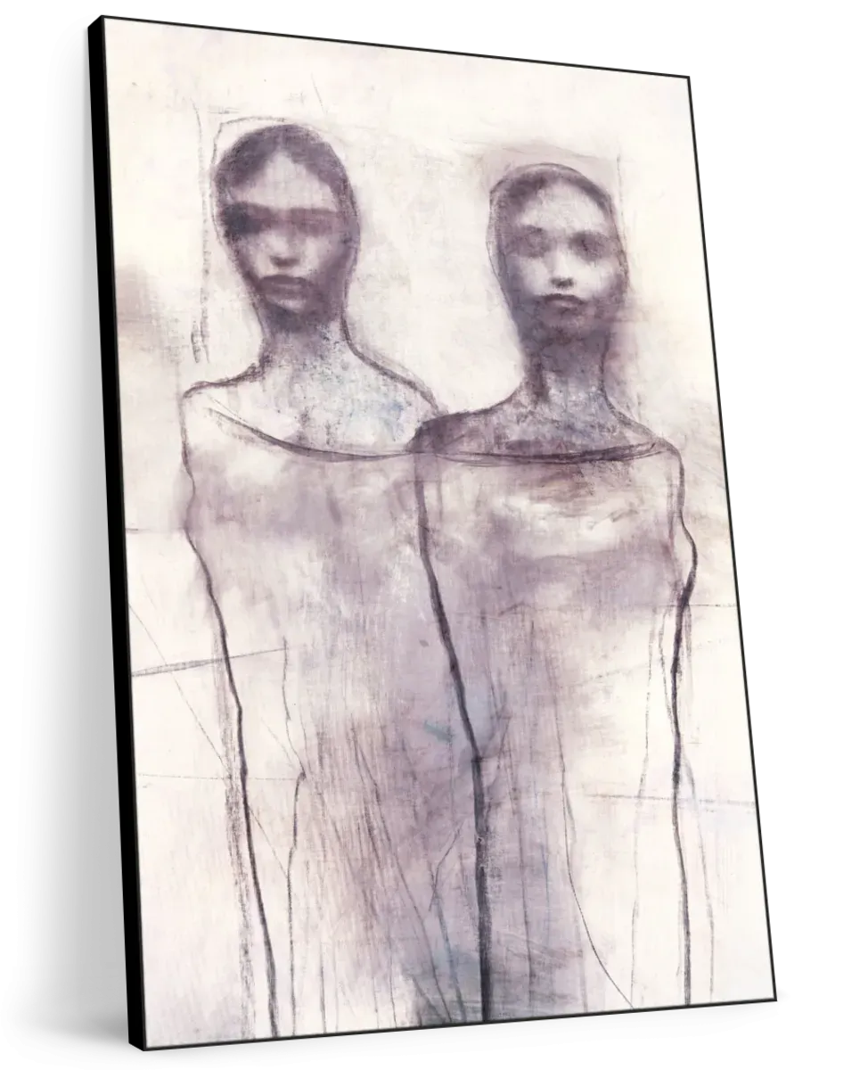 2 Figures Study I Wall Art