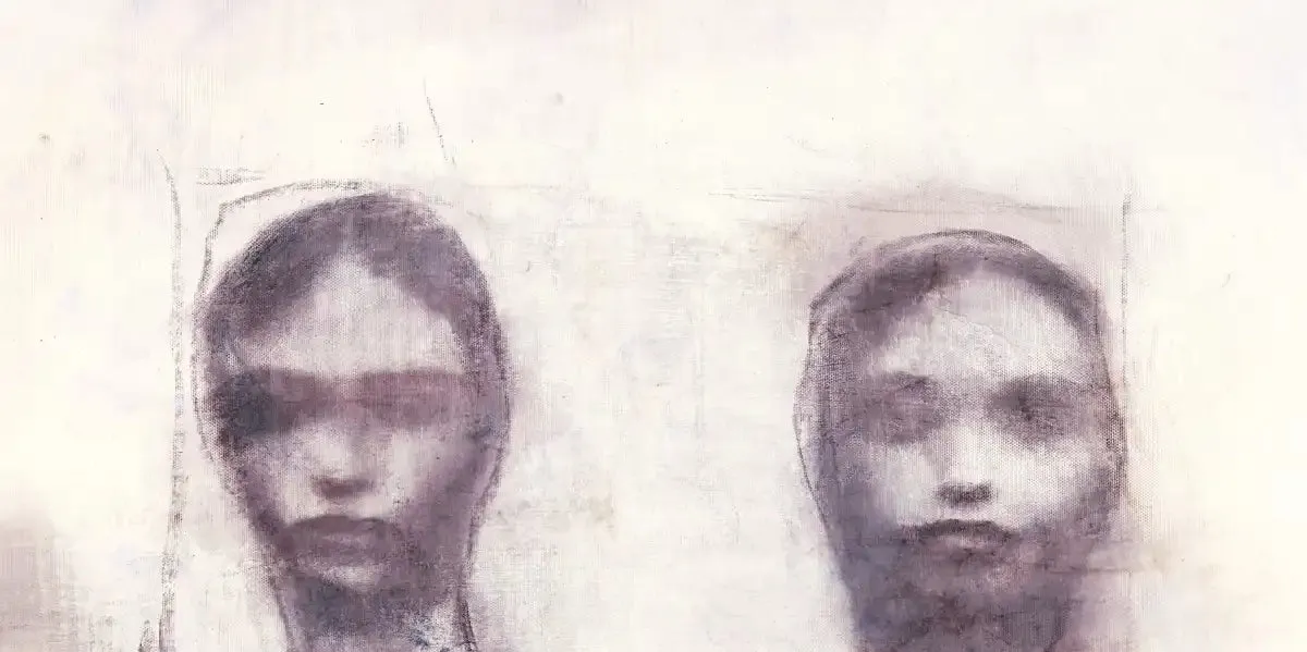 2 Figures Study I Wall Art