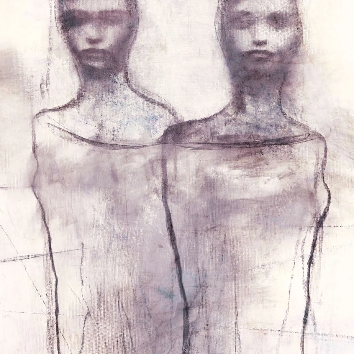 2 Figures Study I Wall Art