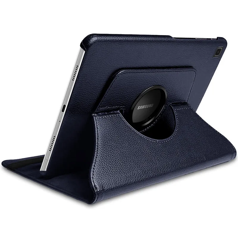 360 Degree Rotating PU Leather Tablet Flip Cover For Samsung Tab A7 SM-T500