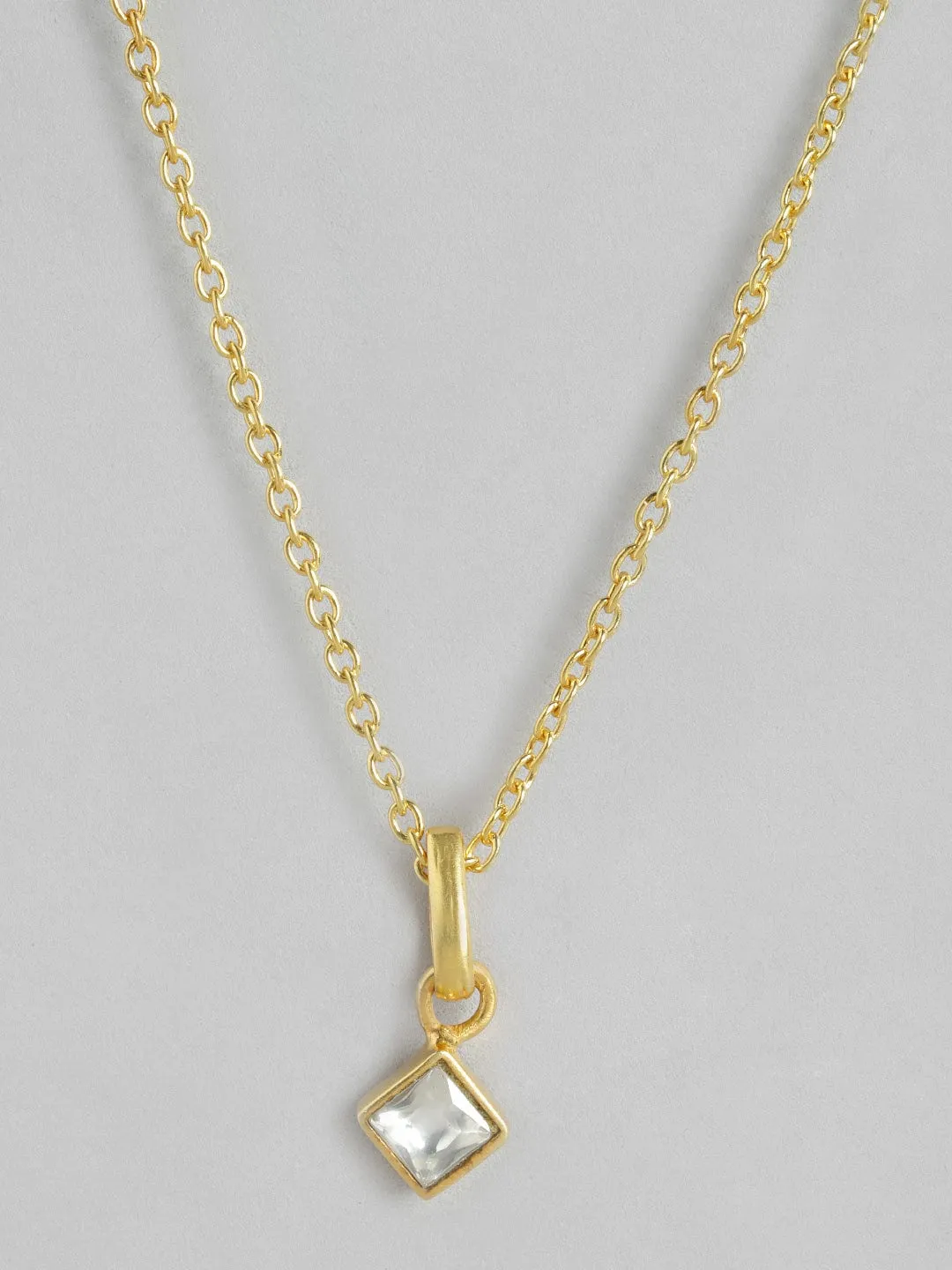 92.5 Silver Cubic Necklace