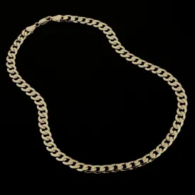 9mm Gold Filled Bonded Cuban Curb Chain 20/24 Inches