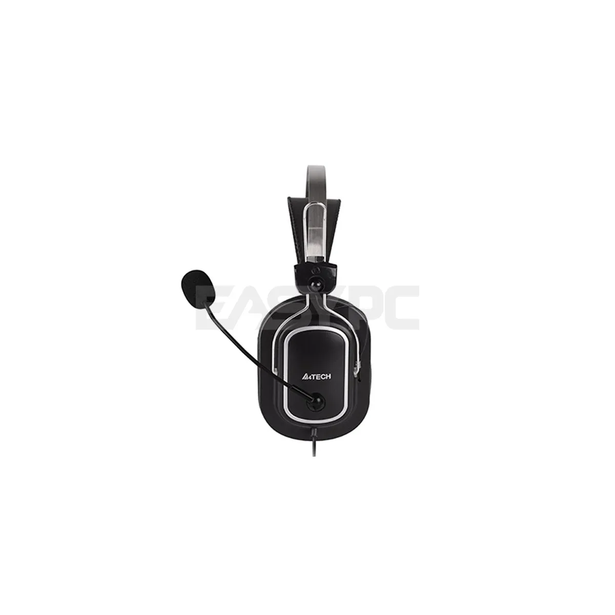 A4Tech Hs50 Omnidirectional Noise-cancelling Mic Headset Black, Adjustable Headband, Quadrate Ear Cushion, Superior Sound Quality Headset