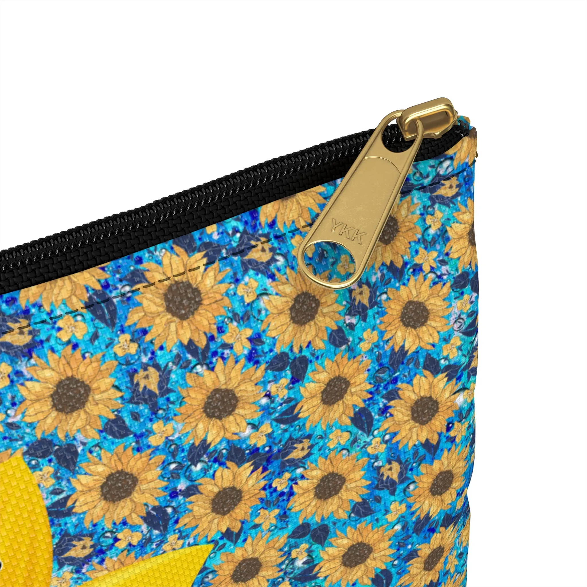 Affirmation Sunflower Accessory Pouch