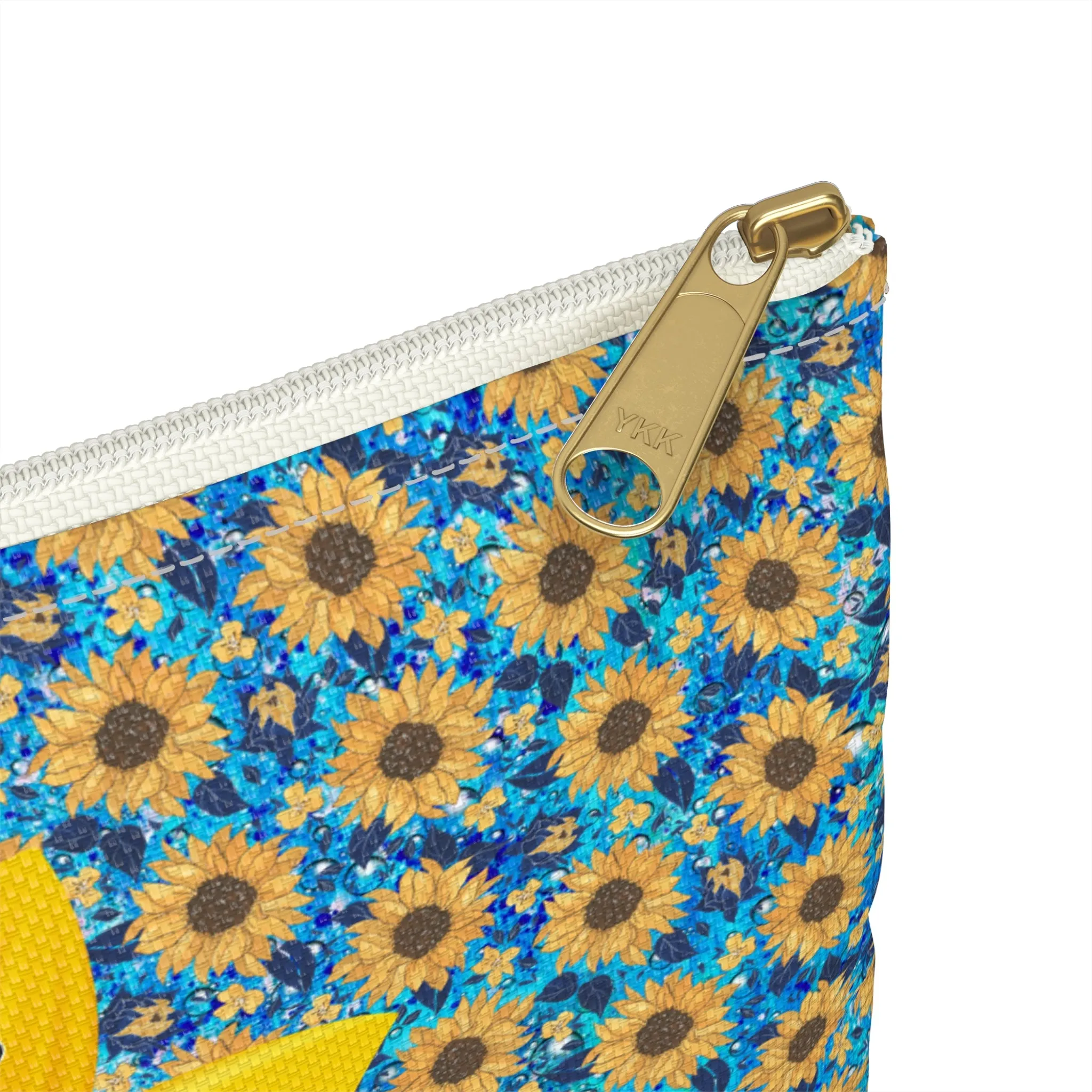 Affirmation Sunflower Accessory Pouch