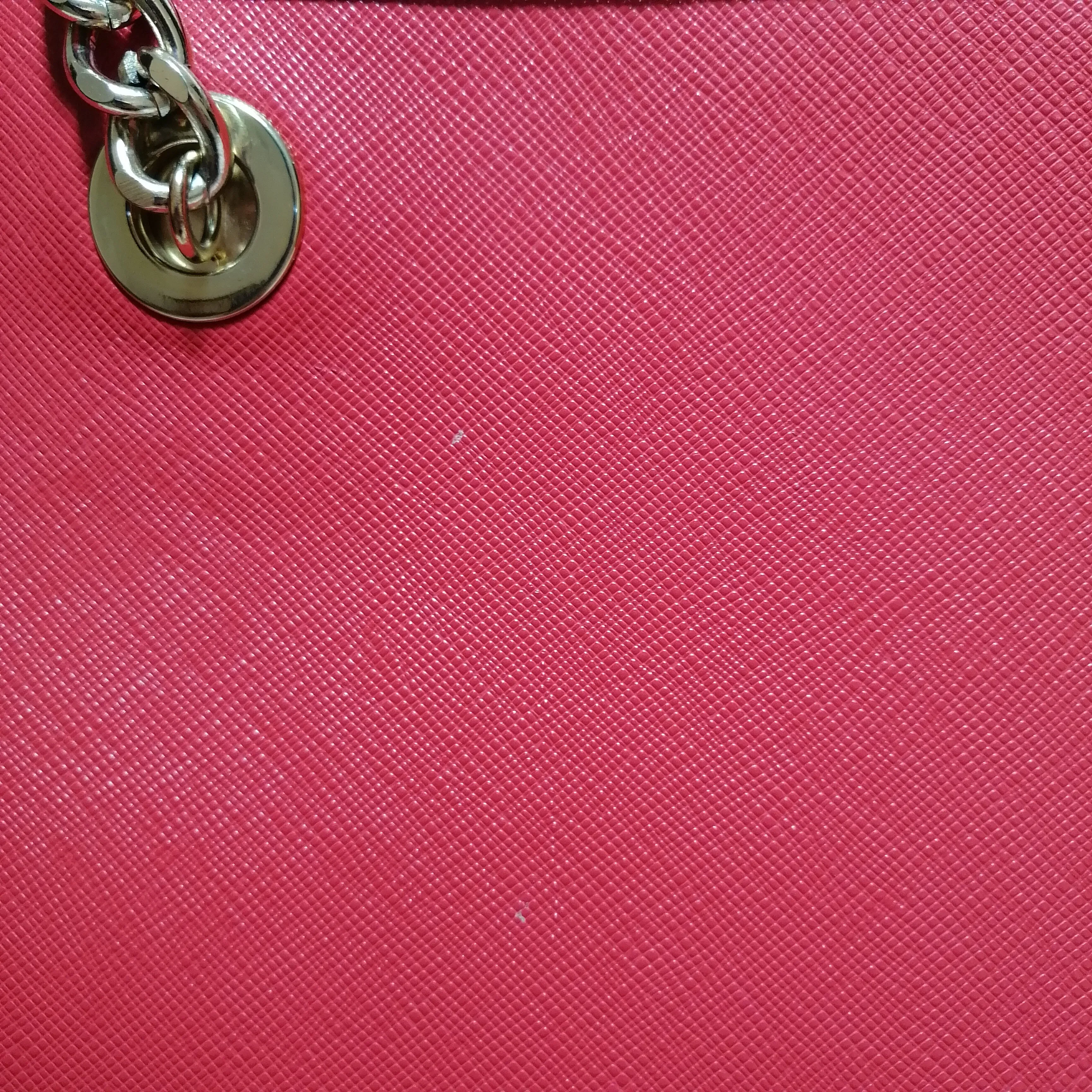 ALDO Red Front Pocket Faux Leather Tote | Gently Used |