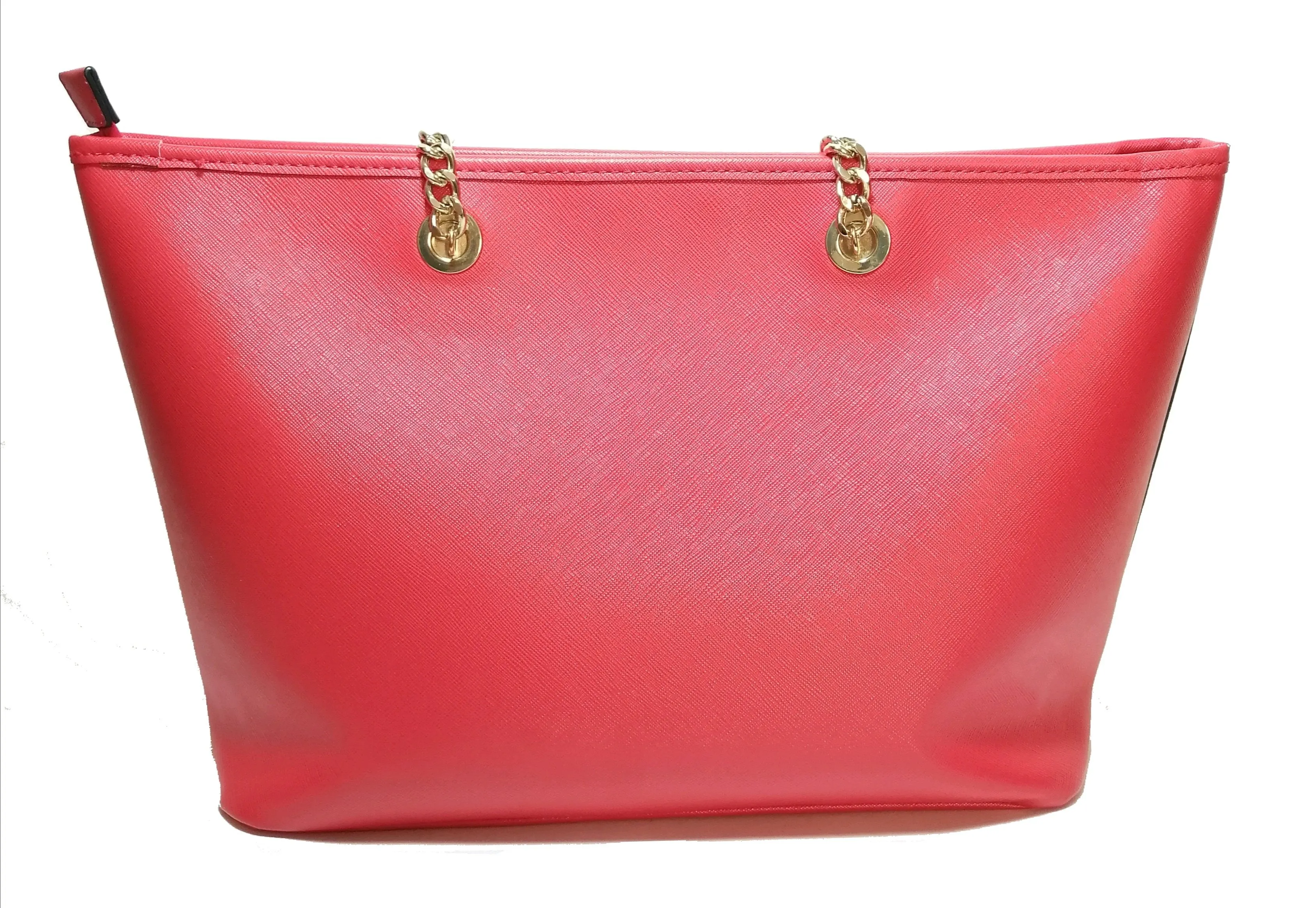 ALDO Red Front Pocket Faux Leather Tote | Gently Used |