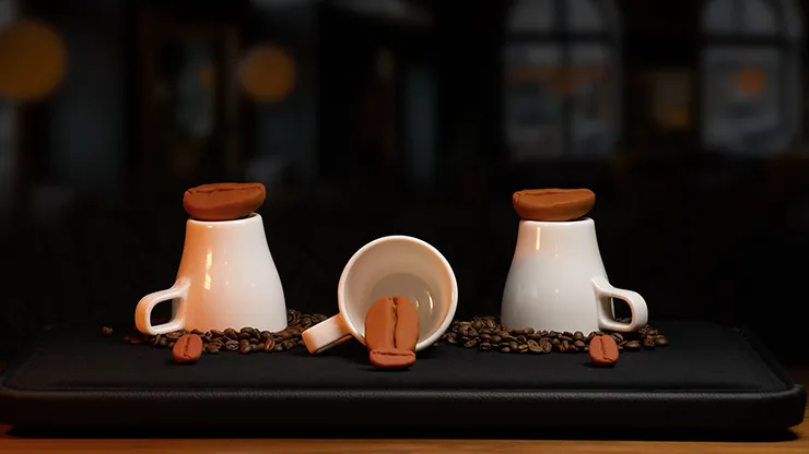 Amazing Coffee Cups and Beans