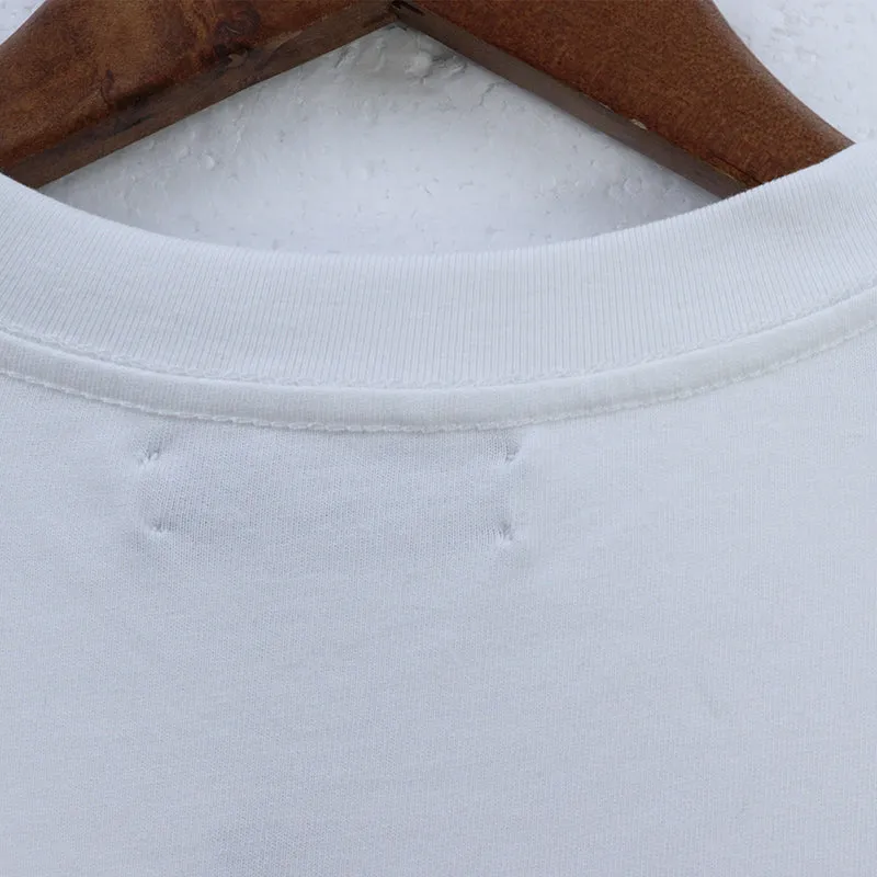 AMIRI Logo-Print Cotton T Shirt White