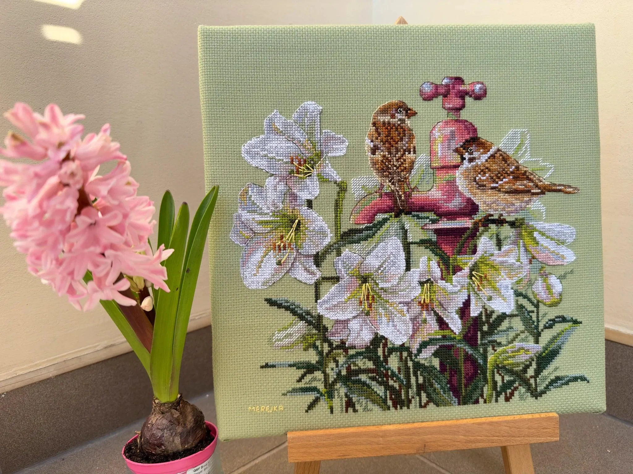 Among the Lilies K-229 Counted Cross-Stitch Kit