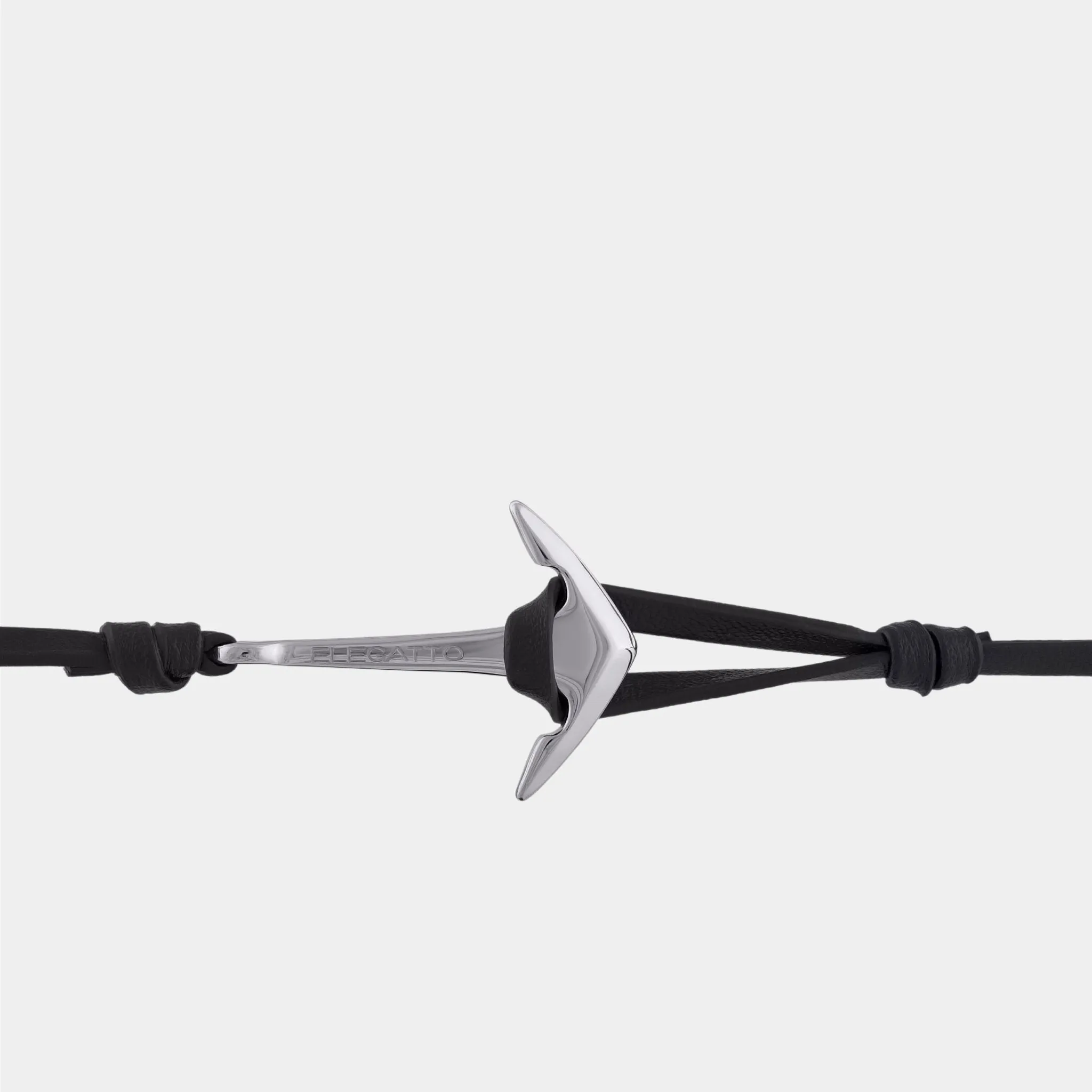 Anchor Leather Silver