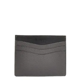 Andersons Leather Card Holder Grey