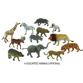 Animal Explorer - Wild Animals - 4 Piece Bagged Set - Assorted Styles