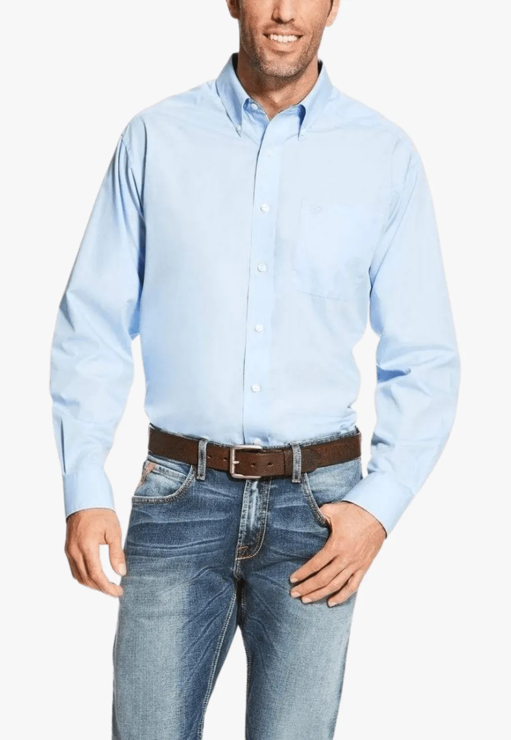Ariat Mens Solid Long Sleeve Shirt