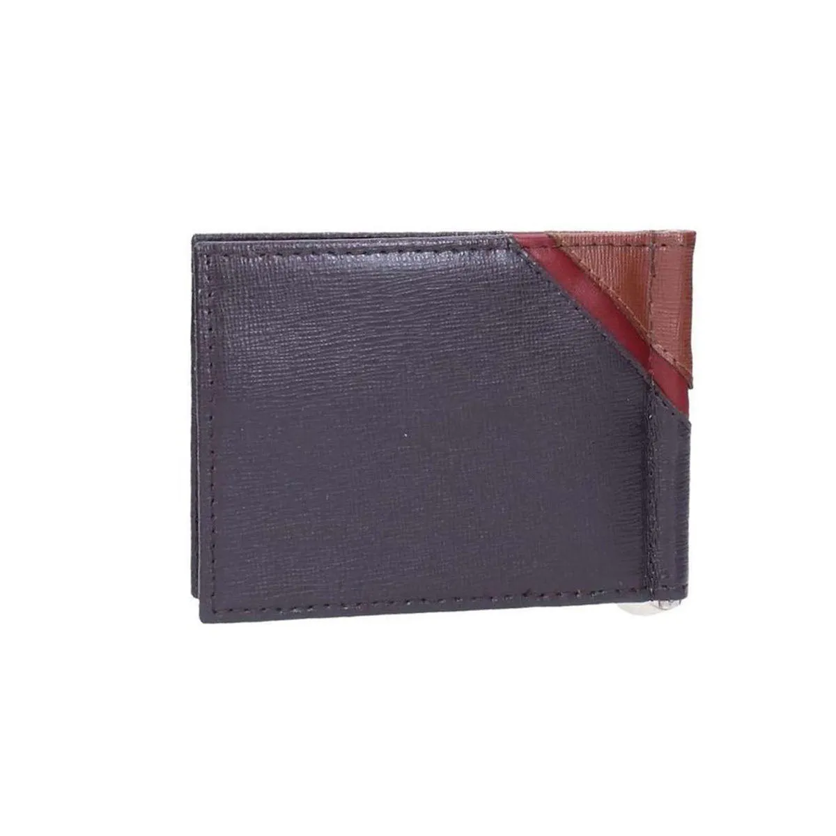 Artesia Money Clip Card Case - Dark Brown