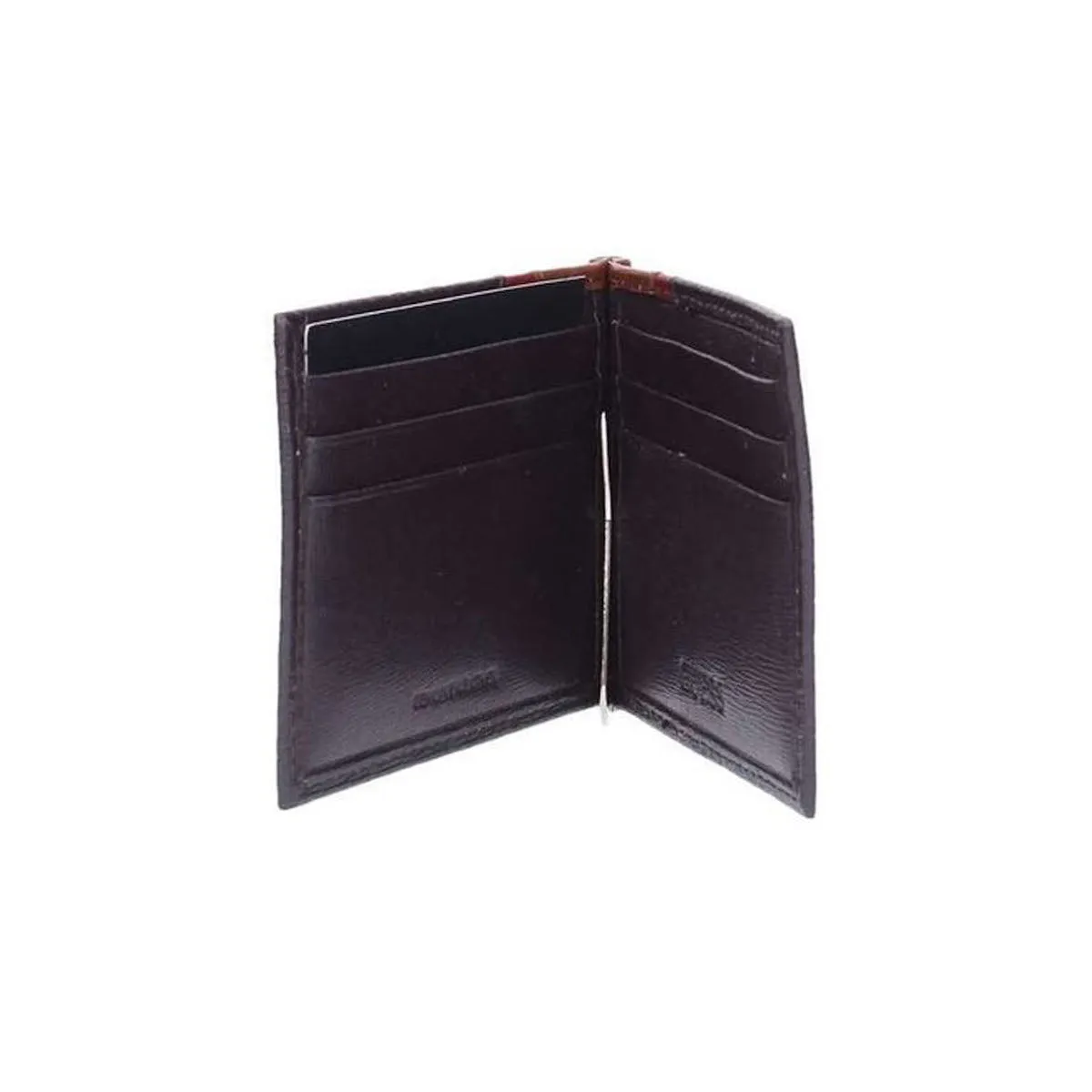 Artesia Money Clip Card Case - Dark Brown