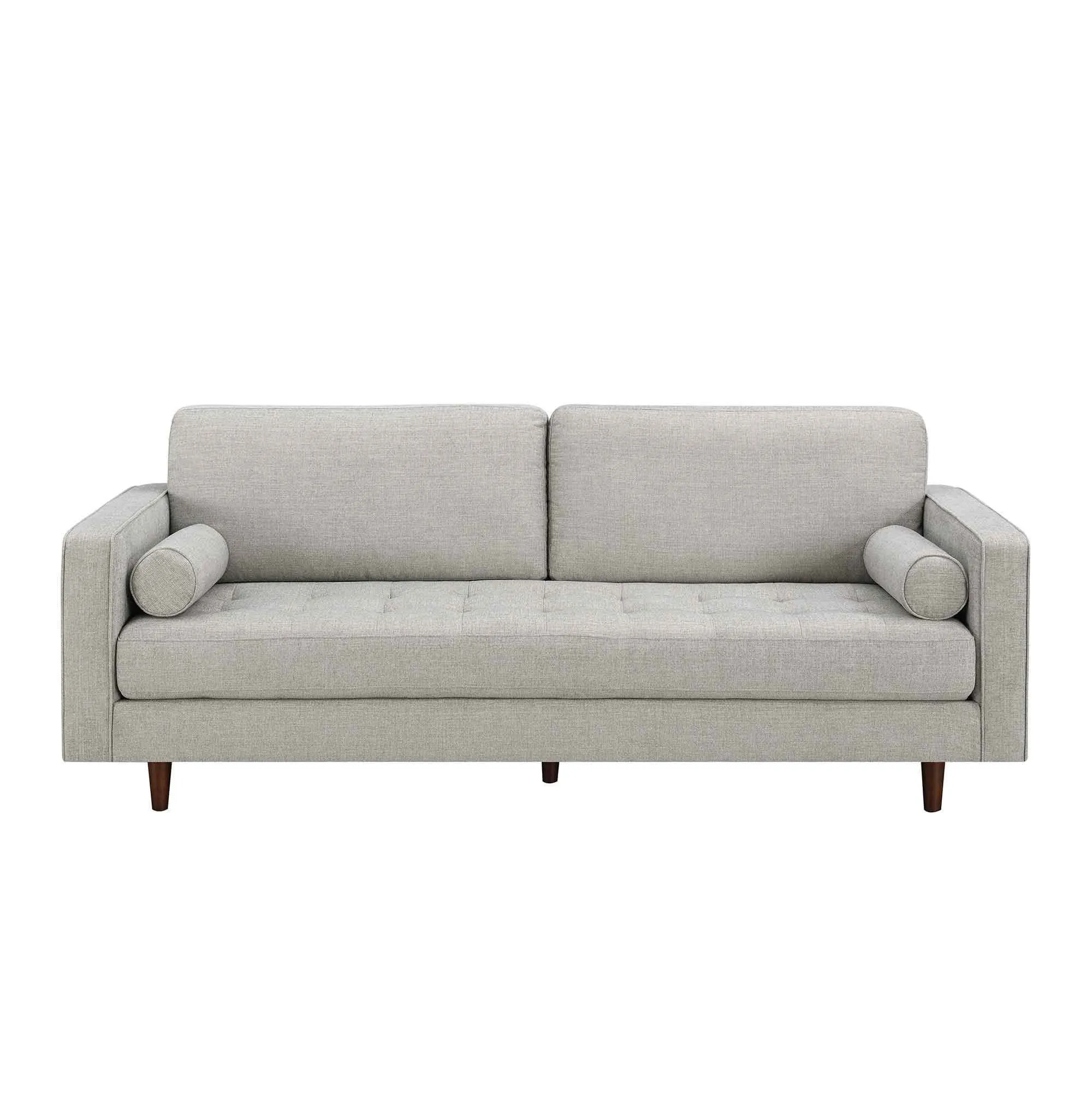 Ashla Grey Fabric Sofa