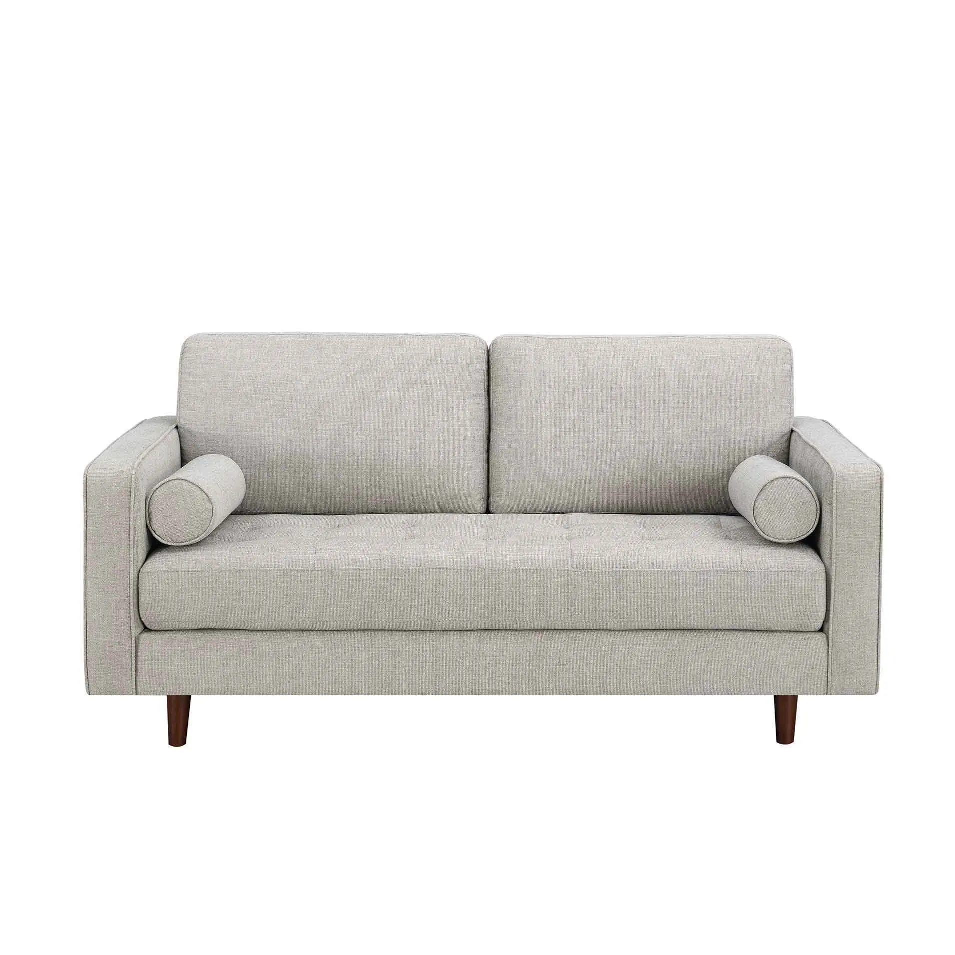 Ashla Grey Fabric Sofa