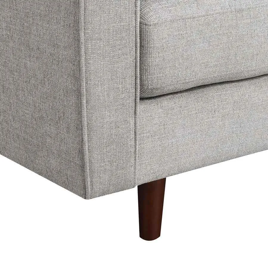 Ashla Grey Fabric Sofa