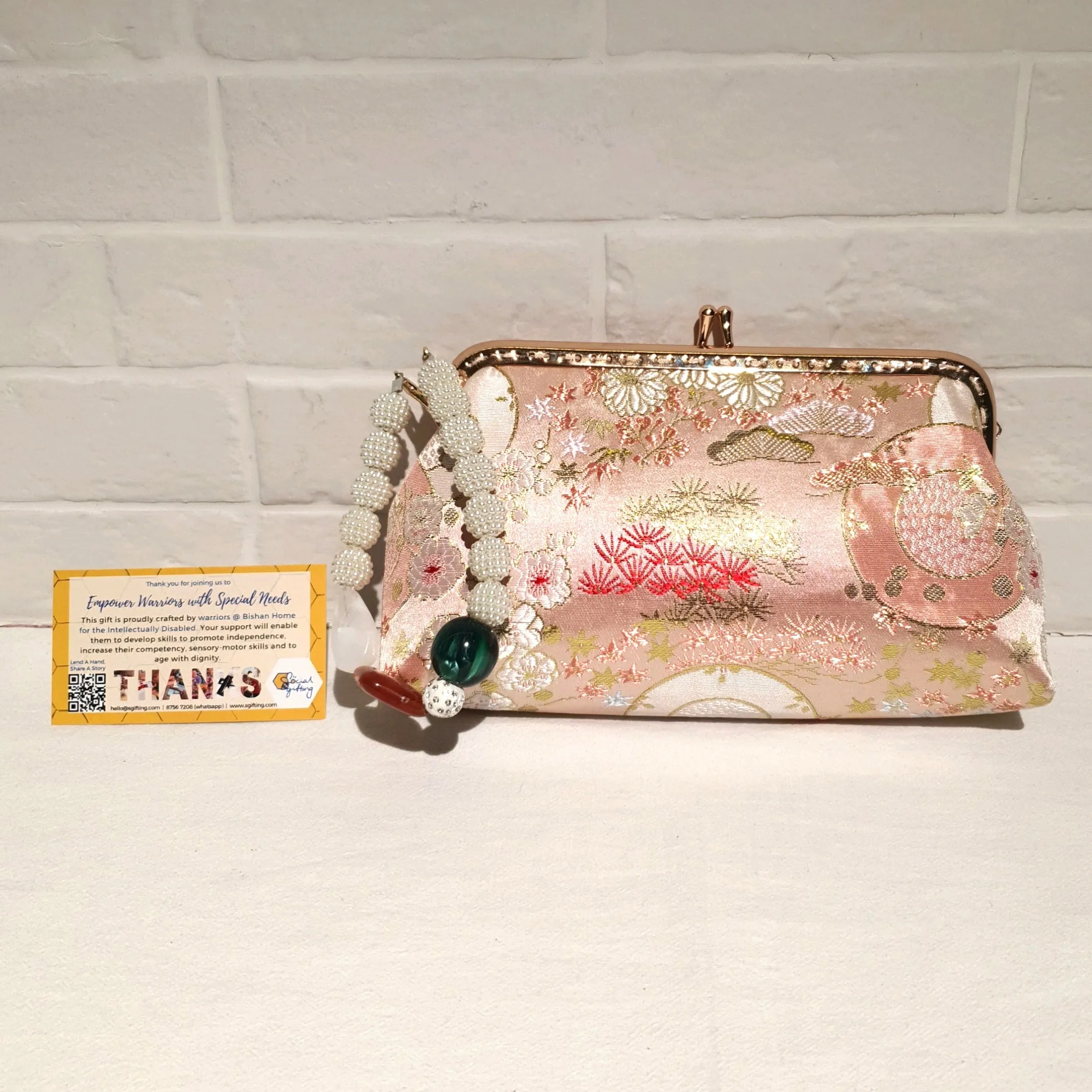 Assorted Rectangular Clasp Purses with Charm