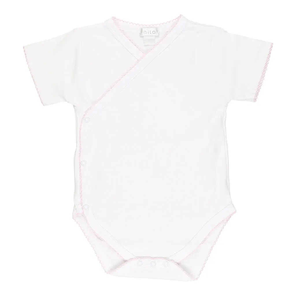 Basic Short Sleeve Cross Bodysuit