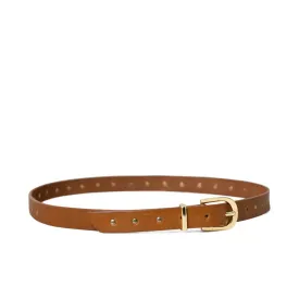 Bell & Fox Mira Studded Leather Belt-Caramel