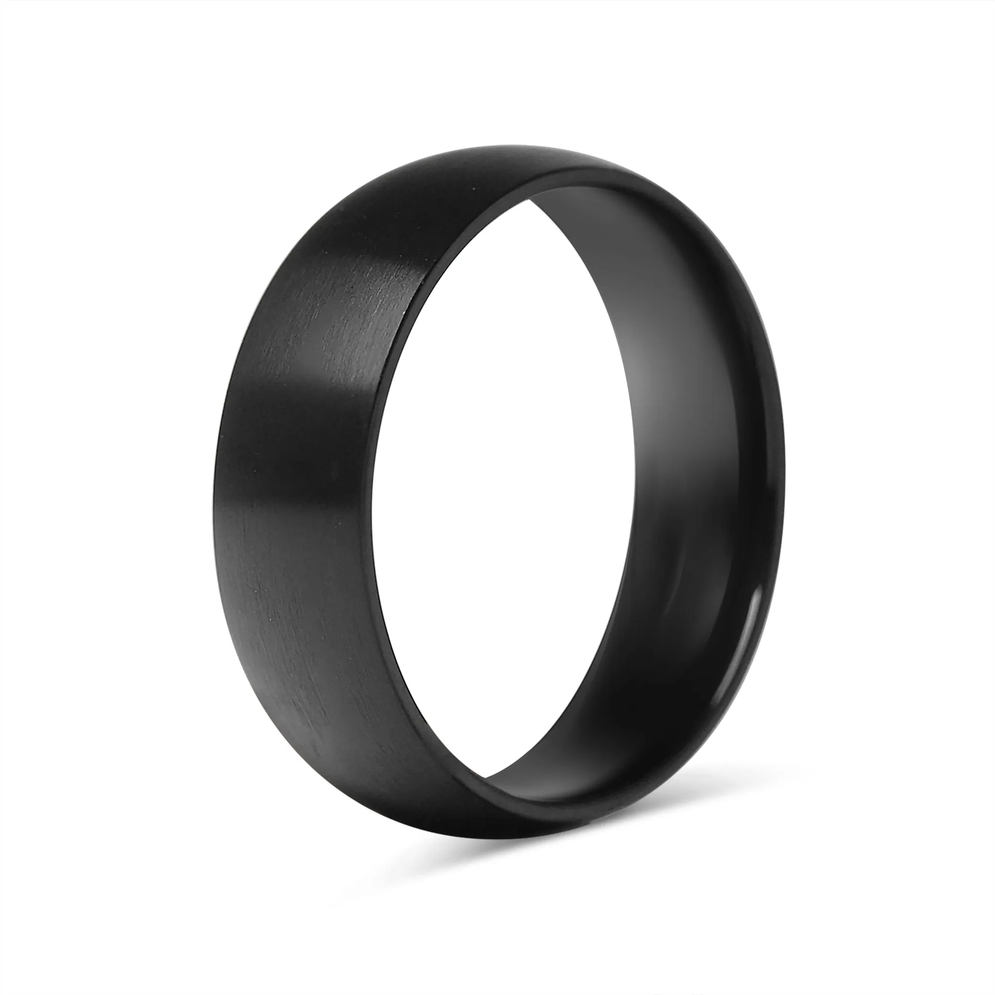 Black Matte Stainless Steel Ring / CFR7031