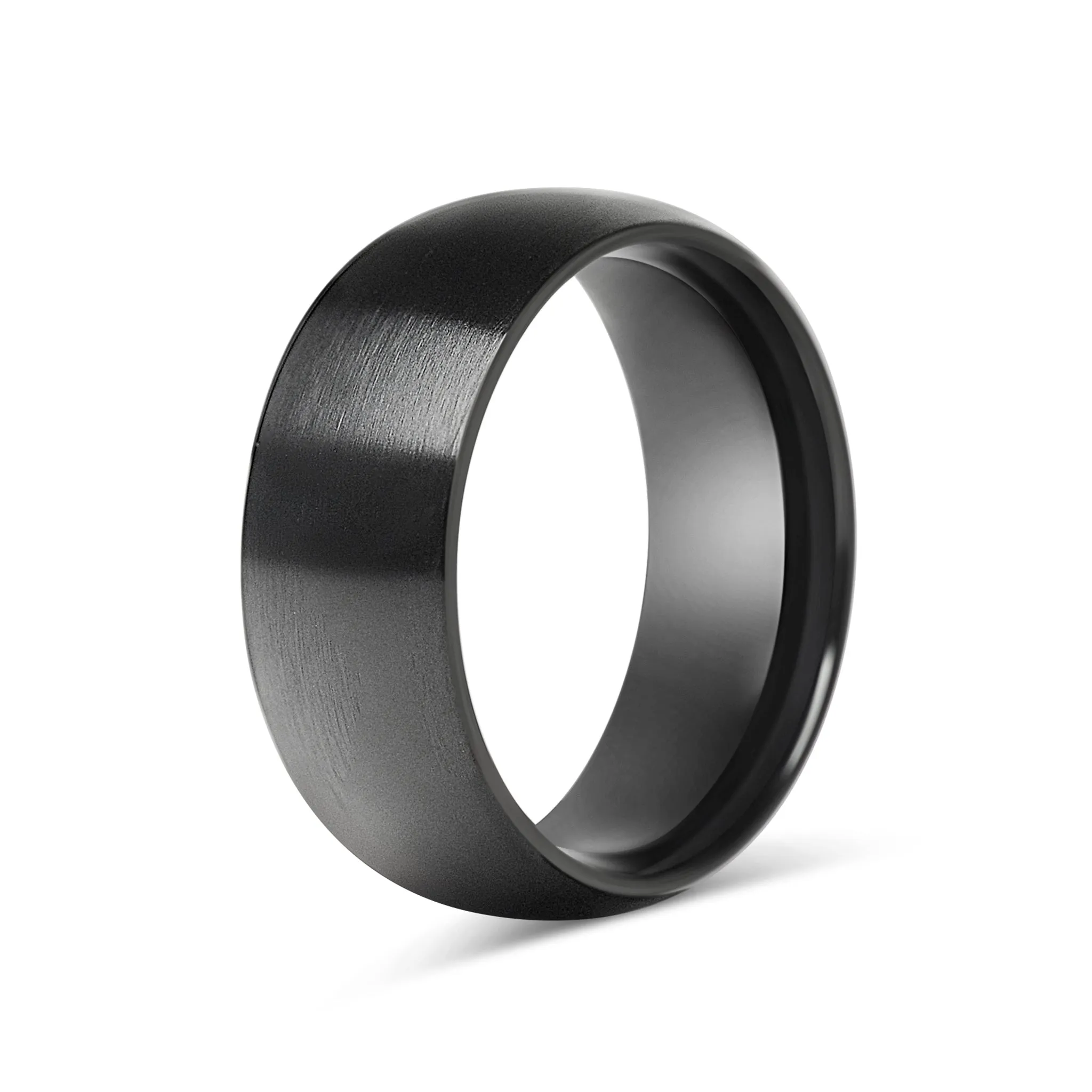 Black Matte Stainless Steel Ring / CFR7031