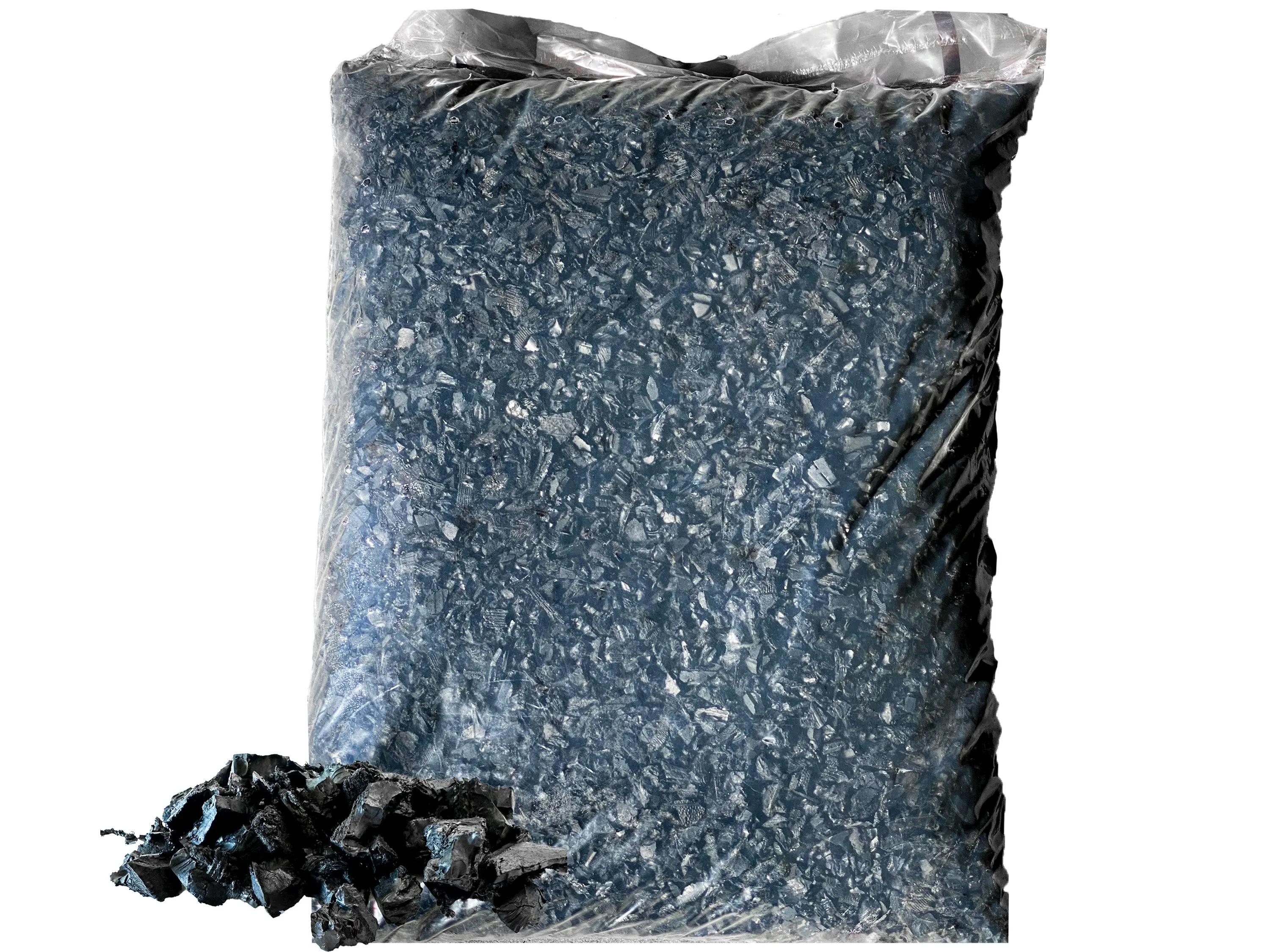 Black Rubber Playground & Landscape Mulch by Viagrow, 1.5 CF Bag ( 11.2 Gallons / 42.3 Liters) (EA)