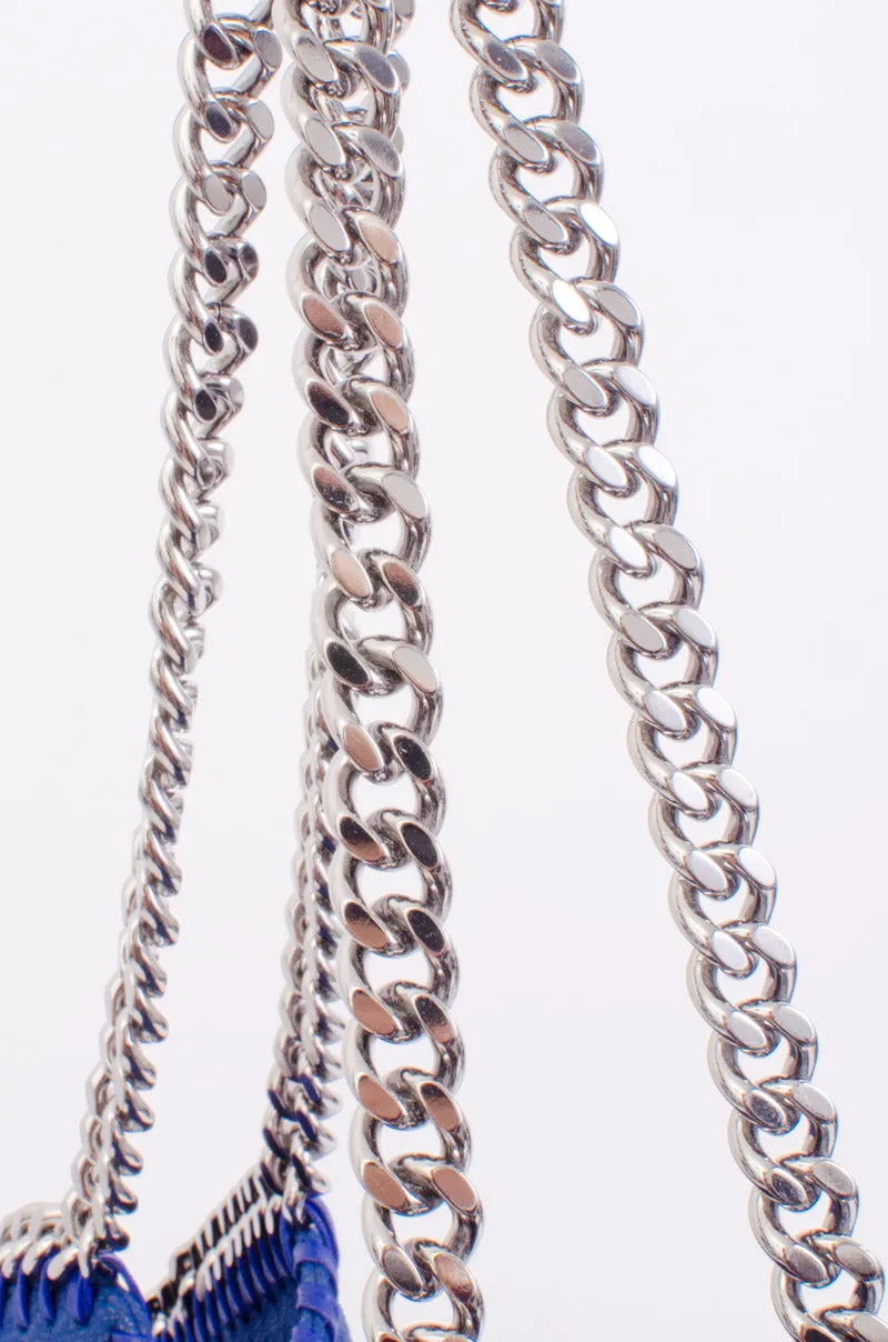 BLUE FALABELLA PURSE WITH TAGS