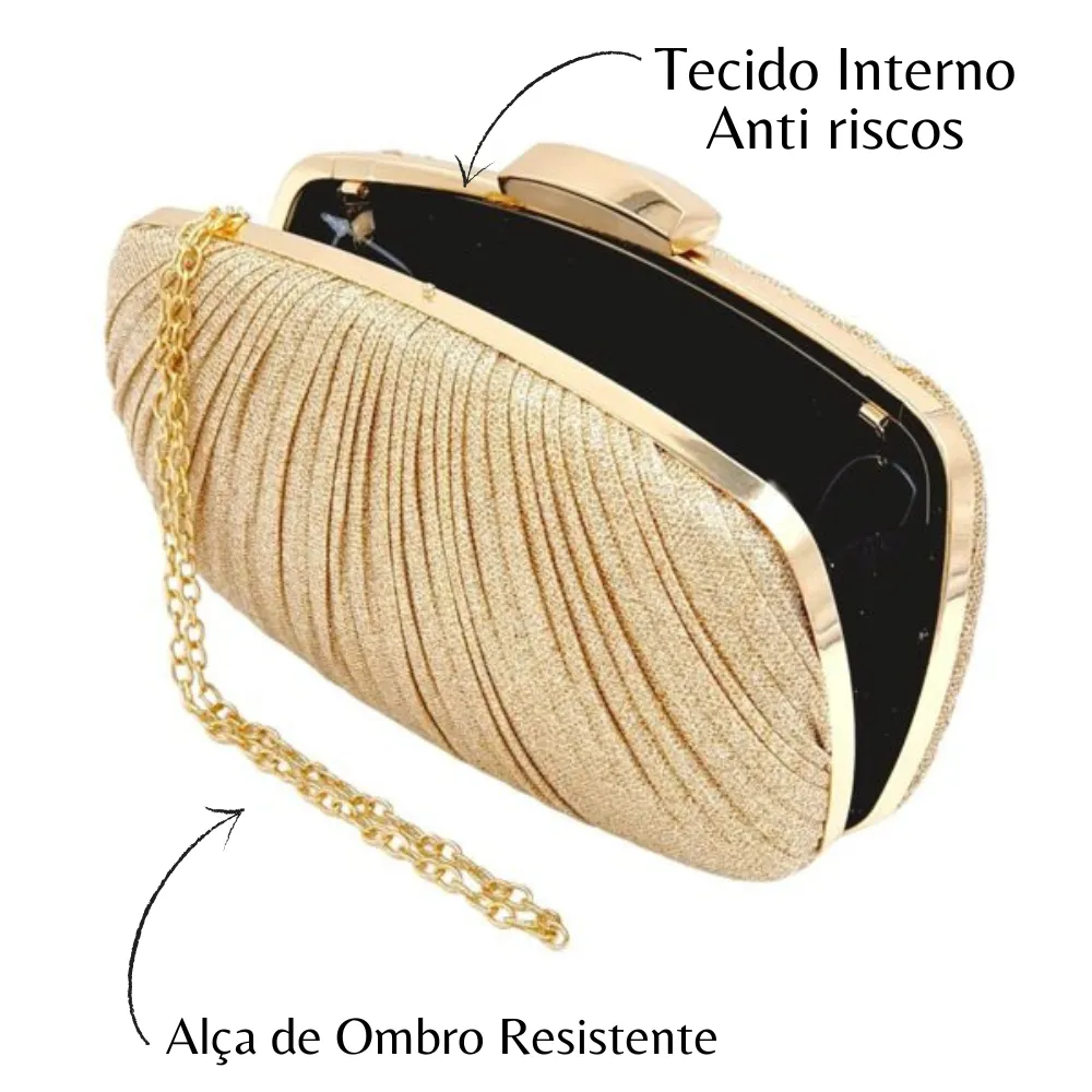 Bolsa Clutch Feminina - Jasmin
