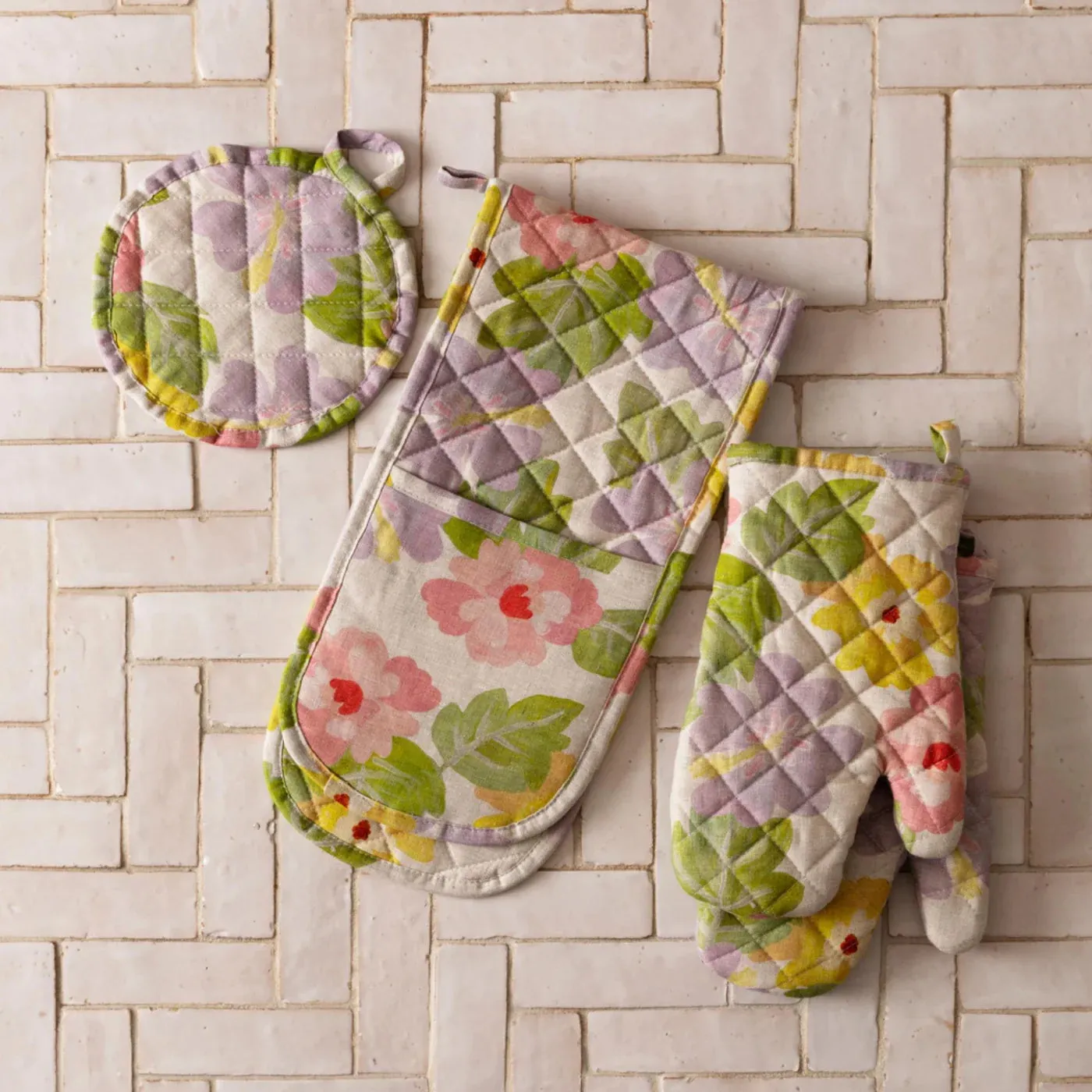 BONNIE & NEIL Long Pot Holder MOANA FLORAL MULTI