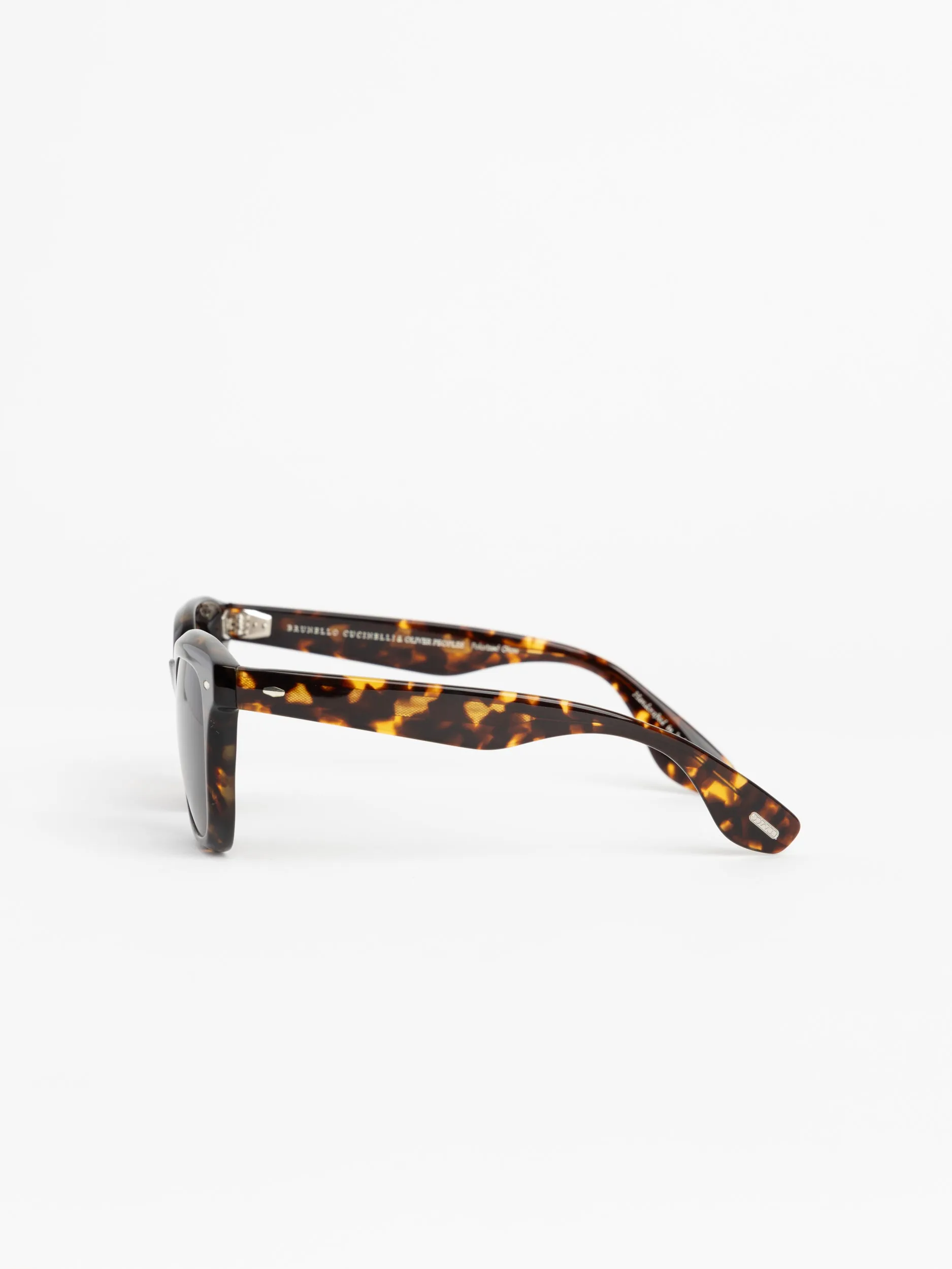 Brown Print Filu Polarized Sunglasses