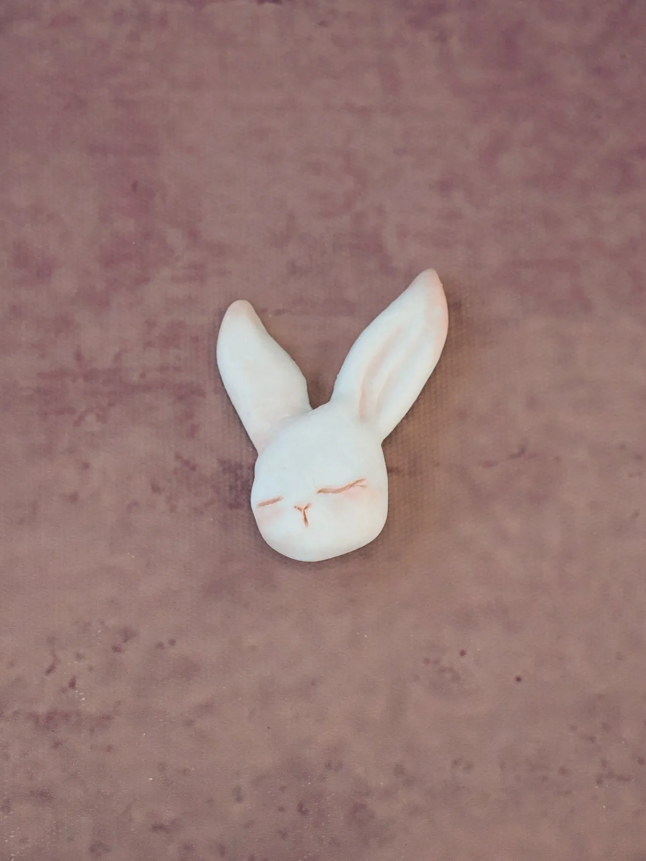 Cathy Au 3/4 View Bunny Brooch