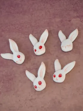 Cathy Au 3/4 View Bunny Brooch