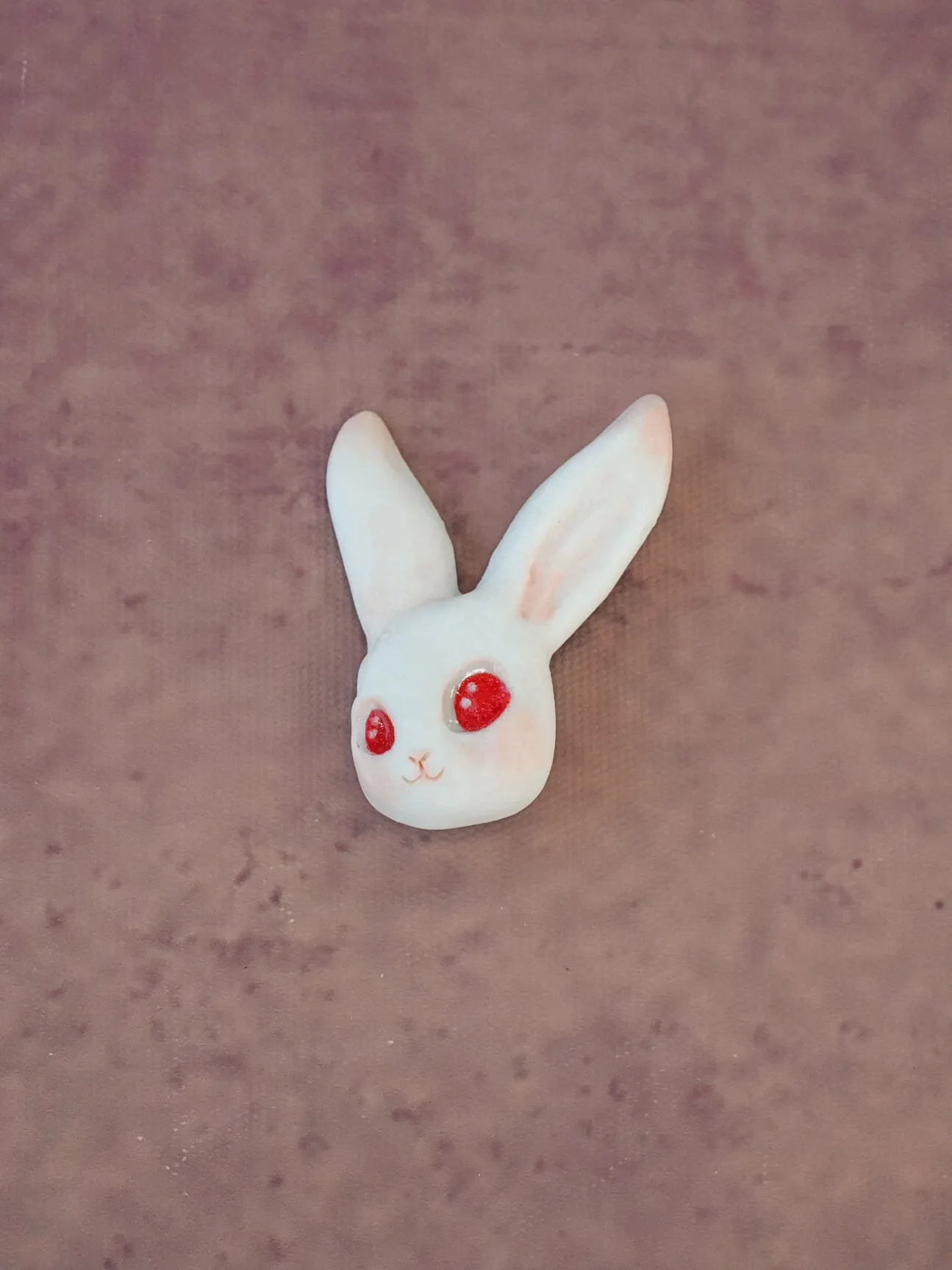 Cathy Au 3/4 View Bunny Brooch