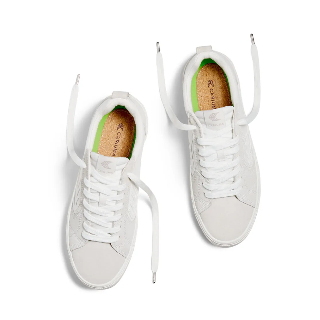 CATIBA PRO OFF-WHITE CANVAS VINTAGE WHITE SUEDE OFF-WHITE LOGO SNEAKER