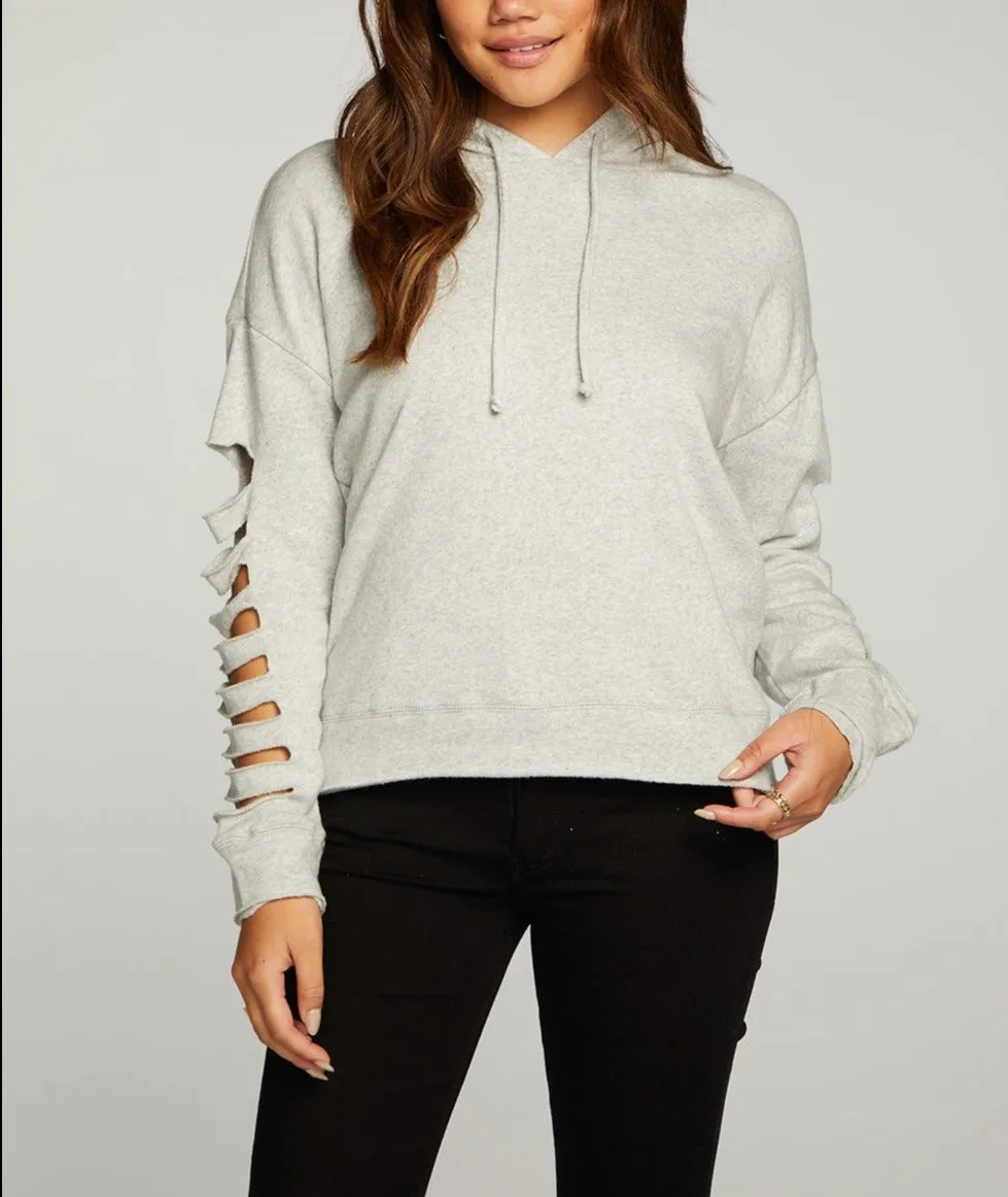 Chaser Cotton Fleece Vented L/S Pullover Hoodie