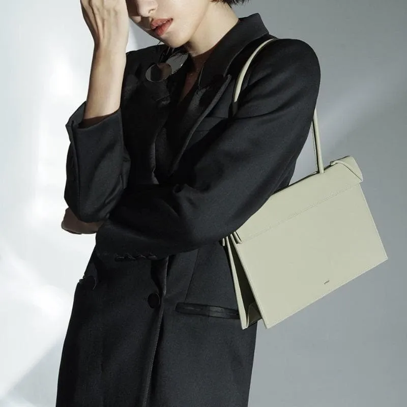 Click Medium Foldable Shoulder Bag - Gray