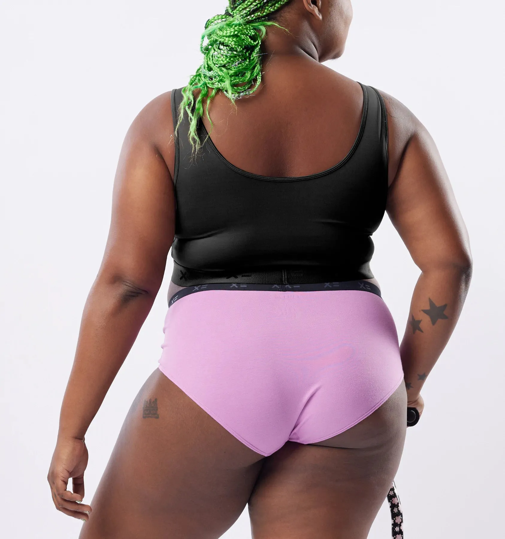 Compression Top - Black X= Rainbow