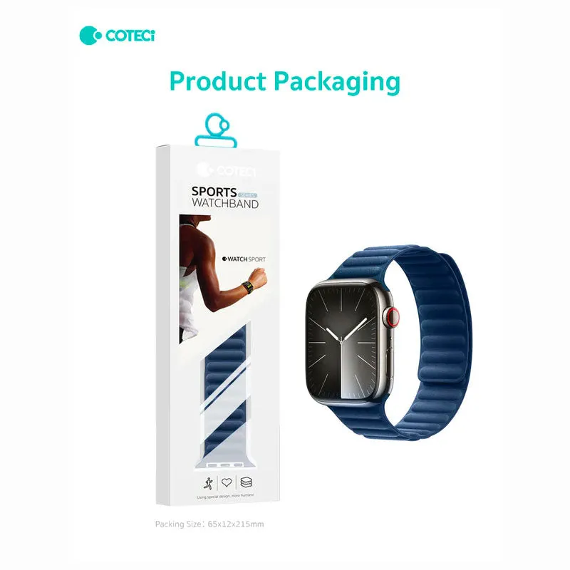 COTECi W112 Fine Weave Twill Dual Magnet Strap for Apple Watch (42mm/44mm/45mm/49mm)