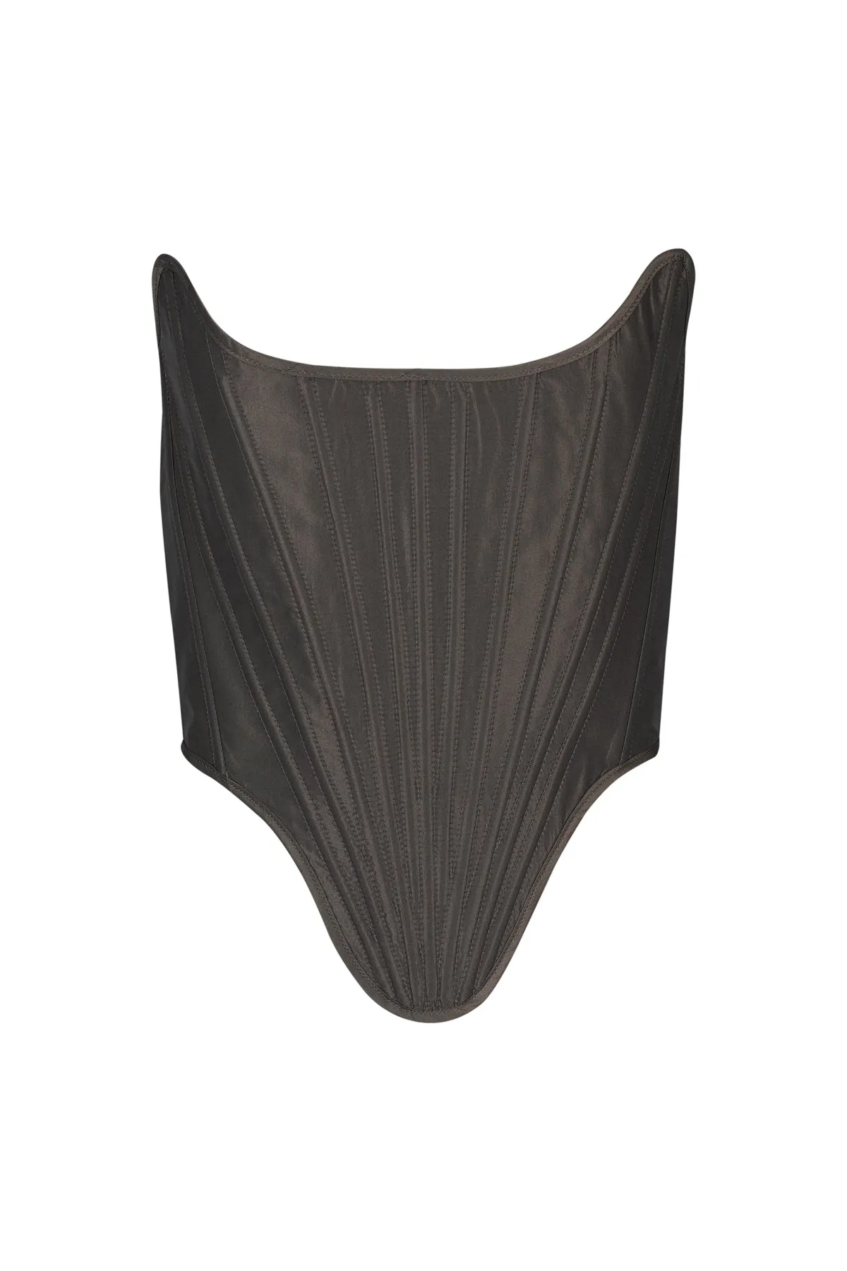 DARK BROWN SHAPED CORSET