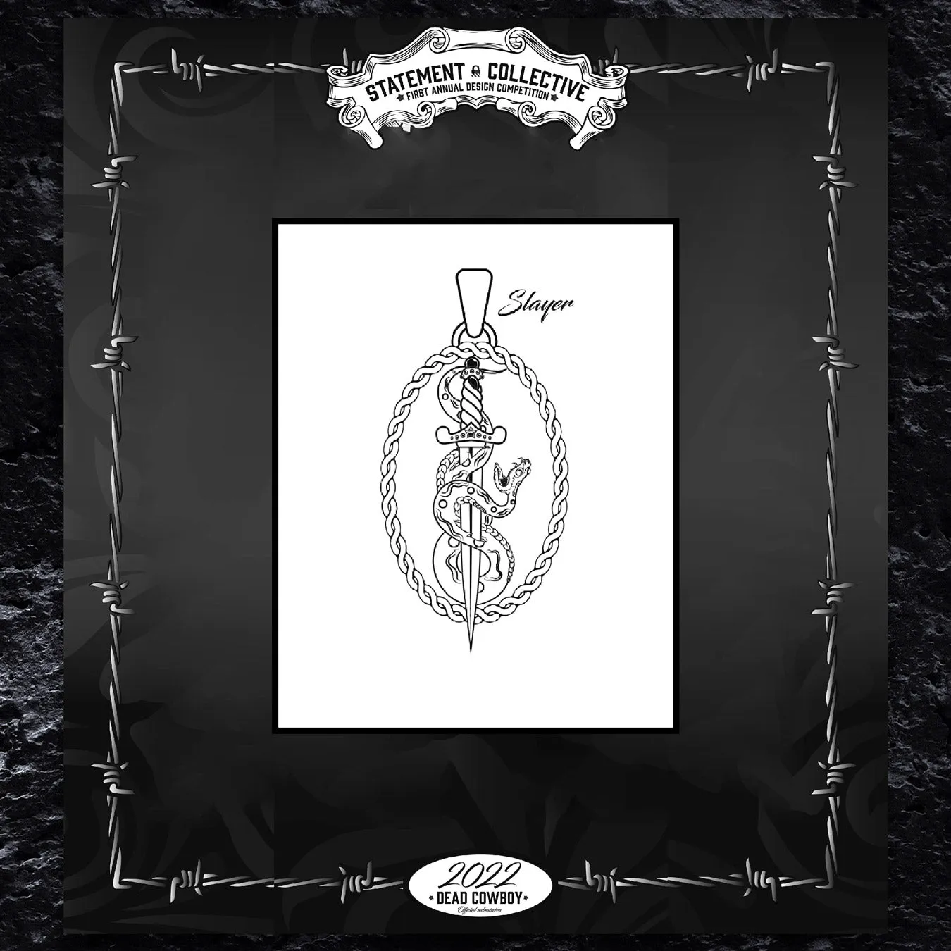 DEAD COWBOY X STATEMENT "Slayer" Pendant