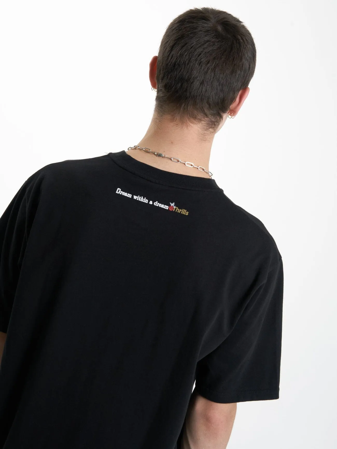 Dream Within a Dream  Oversize Fit Tee - Black